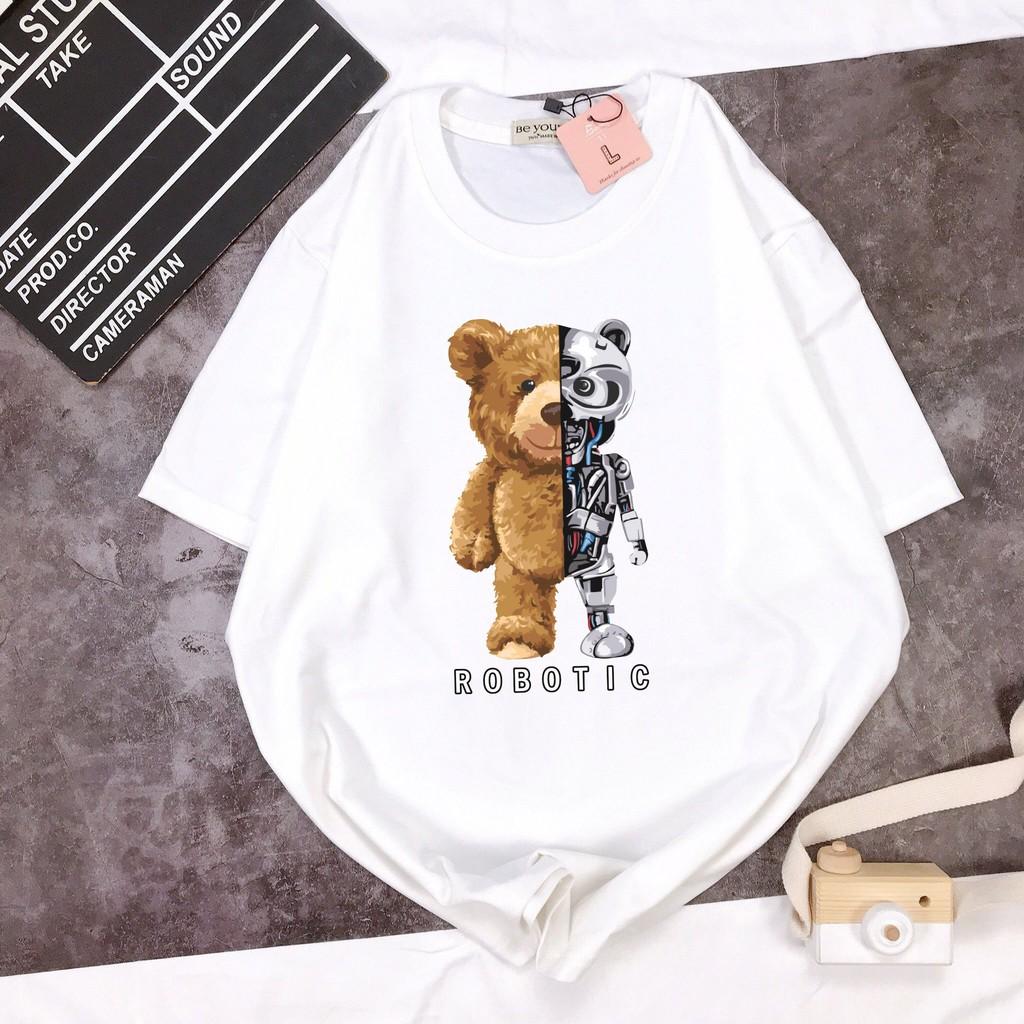 - Áo thun tay ngắn Be Yourself unisex size M L XL - GẤU ROBOT