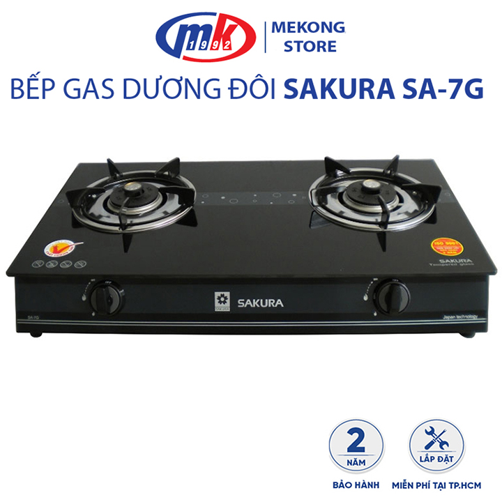 Bếp Gas Dương Sakura SA-7G - Hàng Chính Hãng