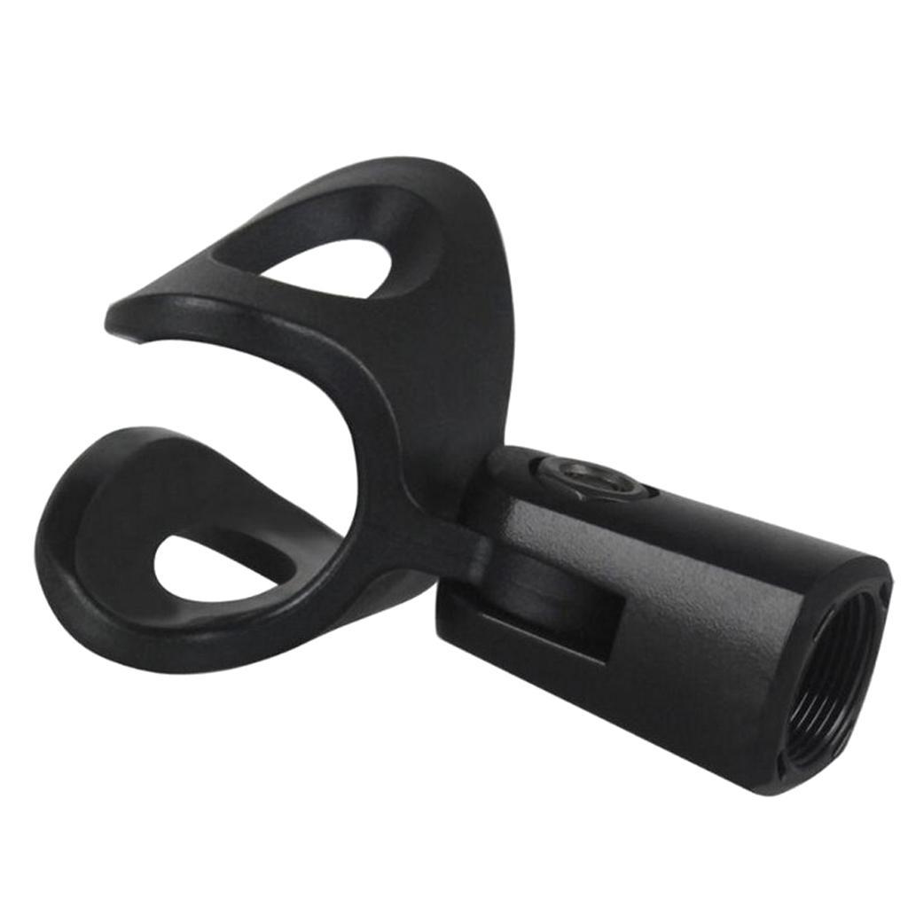 Microphone Mic Clip Holder for 26-30mm Mic Stand Adapter Tabletop Mic Parts