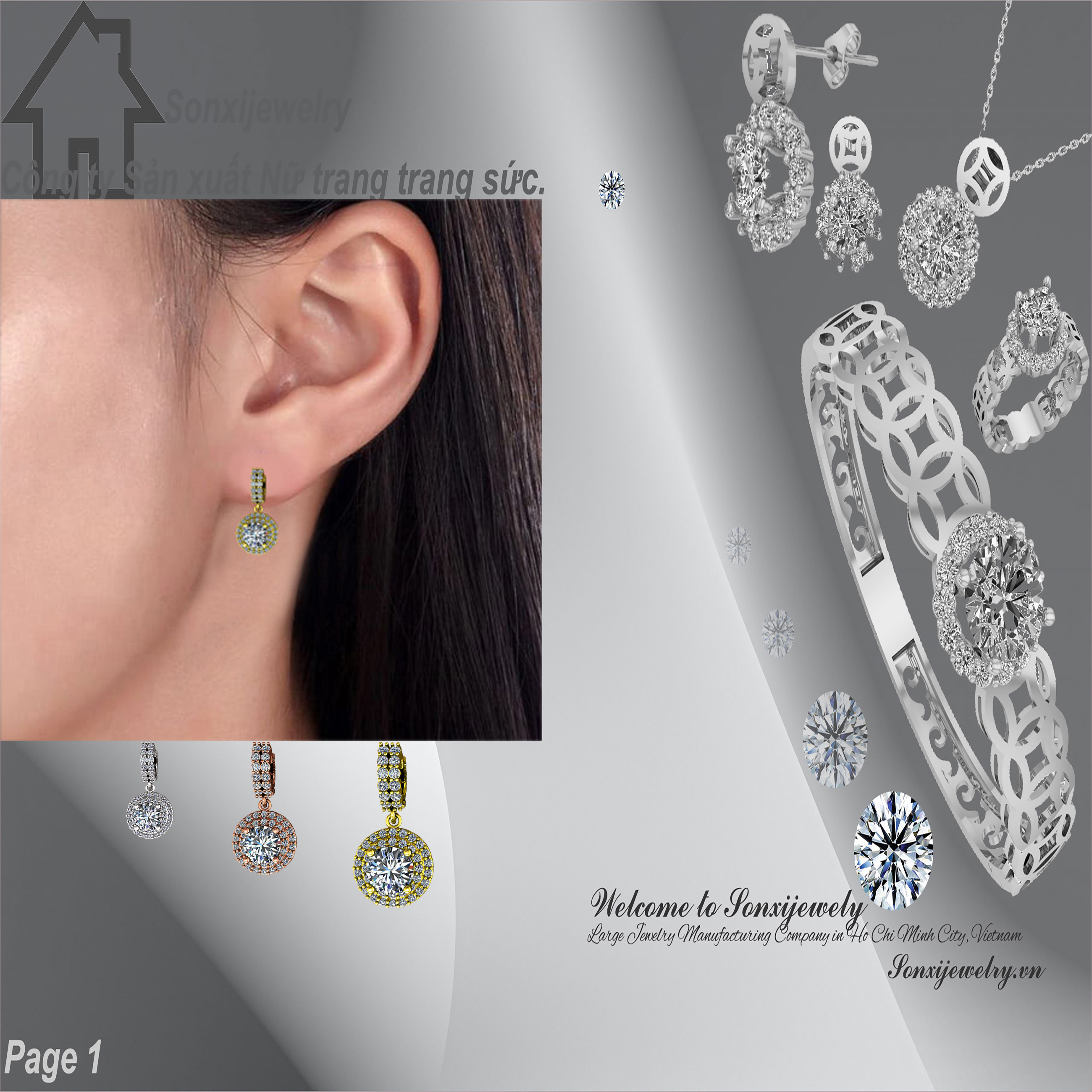 BÔNG TAI MODERN MẪU ĐẸP 2