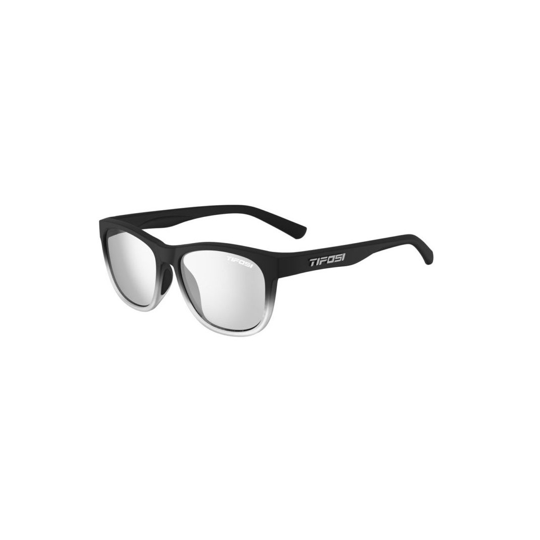 Kính mát thể thao tự đổi màu Unisex Tifosi Swank - Gọng Satin Onyx Fade, Tròng Smoke Fototec