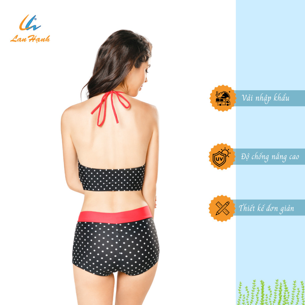 Bộ Bơi Nữ Hai Mảnh Short 21044 Lan Hạnh