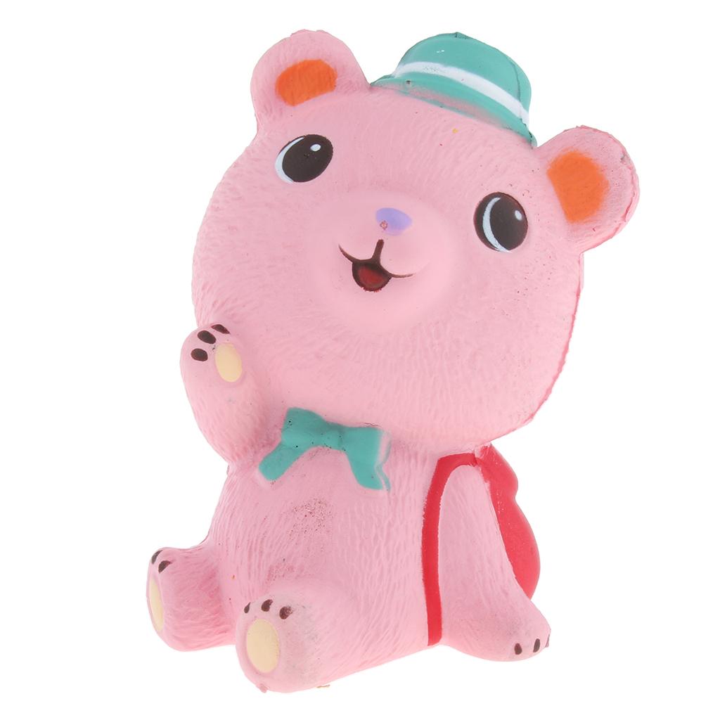 Jumbo Squishy Cartoon Backpack Pig Animal Soft Slow Rising Cream Scented Squeeze Kid Gift Toy Home Office Decor Christmas