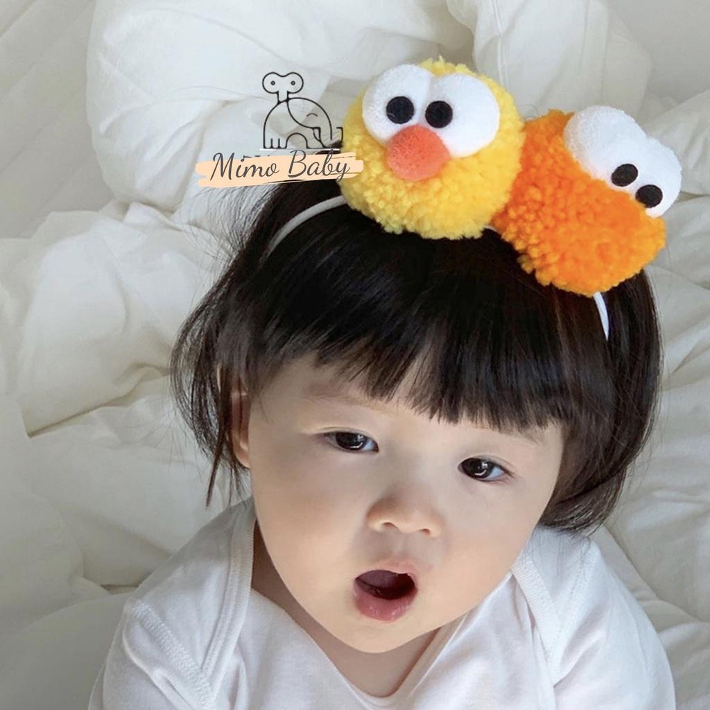 Set tất vớ kèm băng đô hình mắt chim đáng yêu cho bé 0-12m Mimo baby T14