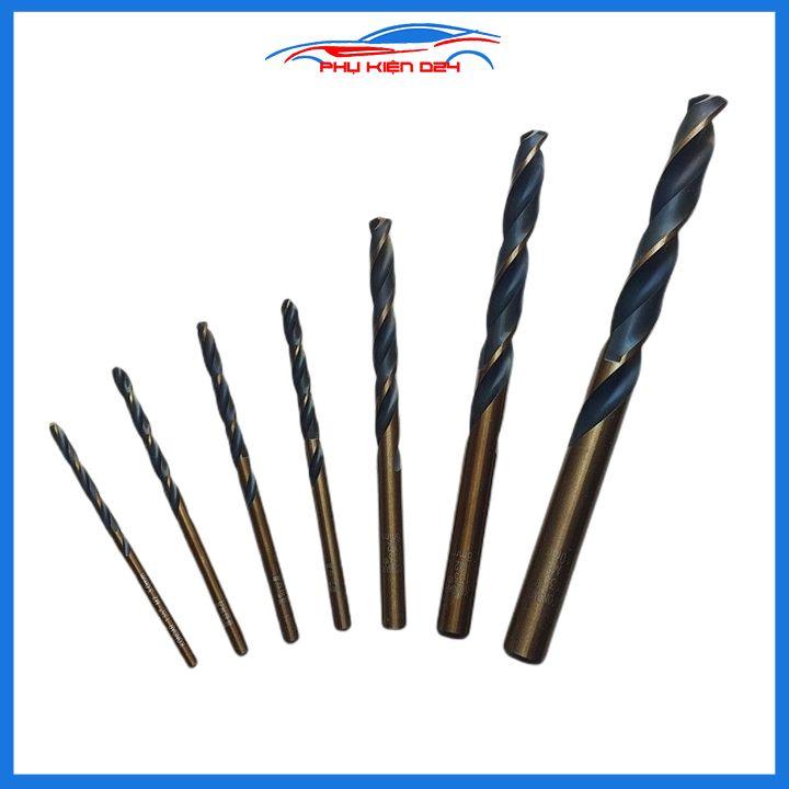 1 mũi khoan inox pháp F135 Hoàng Nam dùng khoan sắt bê tông gỗ tường đường kính 1mm đến 7.5mm