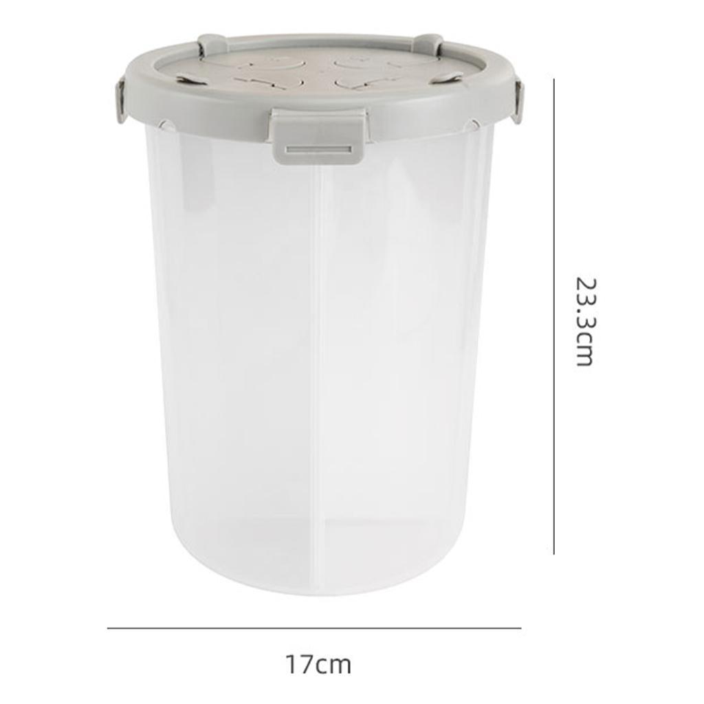 2x Multifunction Food Storage Tank Kitchen Supplies Cereal Container Bottle