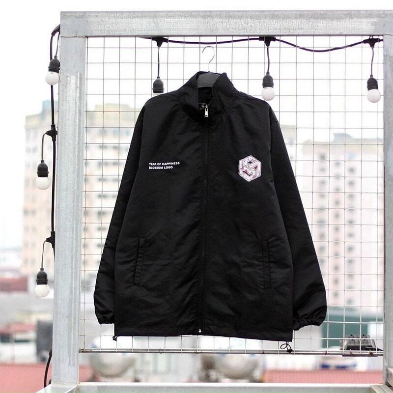Áo Khoác Dù THIFU FASHION 2 Lớp In Logo Cầu Vồng Chống Nắng Tránh Mưa Cho Nam Và Nữ