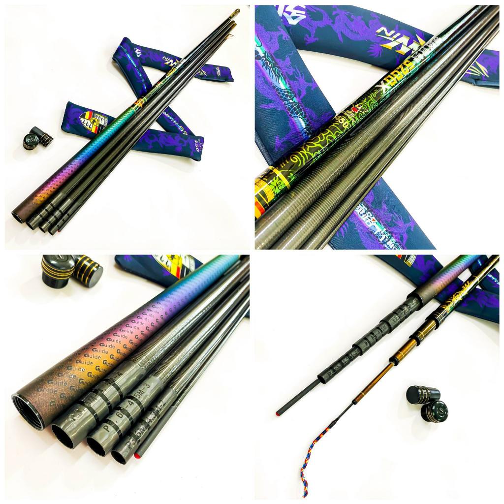 Cần câu tay Danh Chấn Thiên Hạ  6H Phiên Bản 5200X - Siêu Phẩm Câu Đài Săn Hàng Khủng tặng kèm đọt phụ