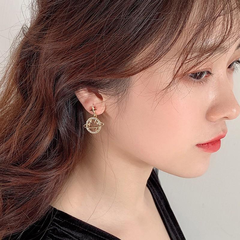 Khuyên tai, Bông tai thời trang nữ hình vũ trụ HT634 - Culi accessories