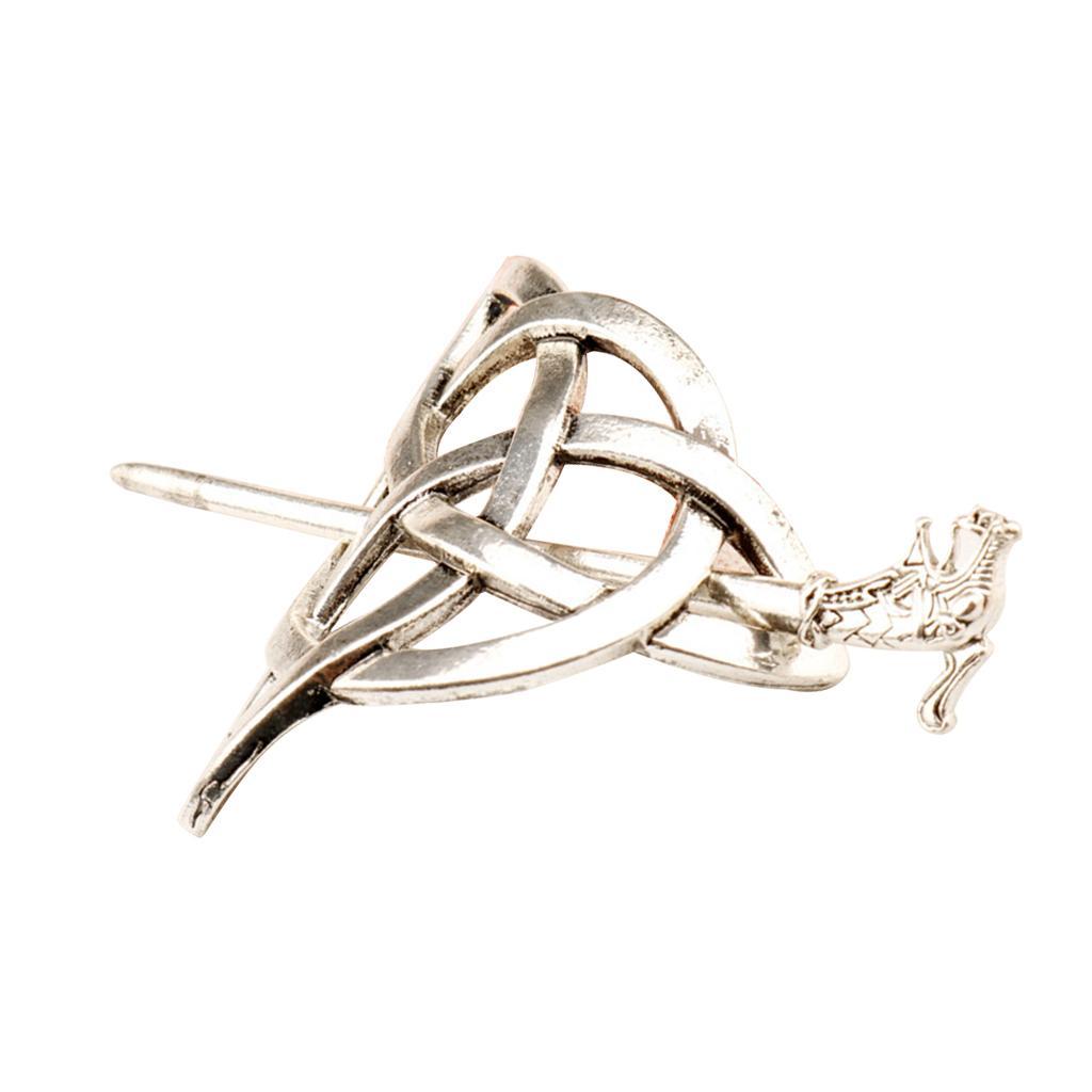 Men Knots Barrette pins Dragon Ornament