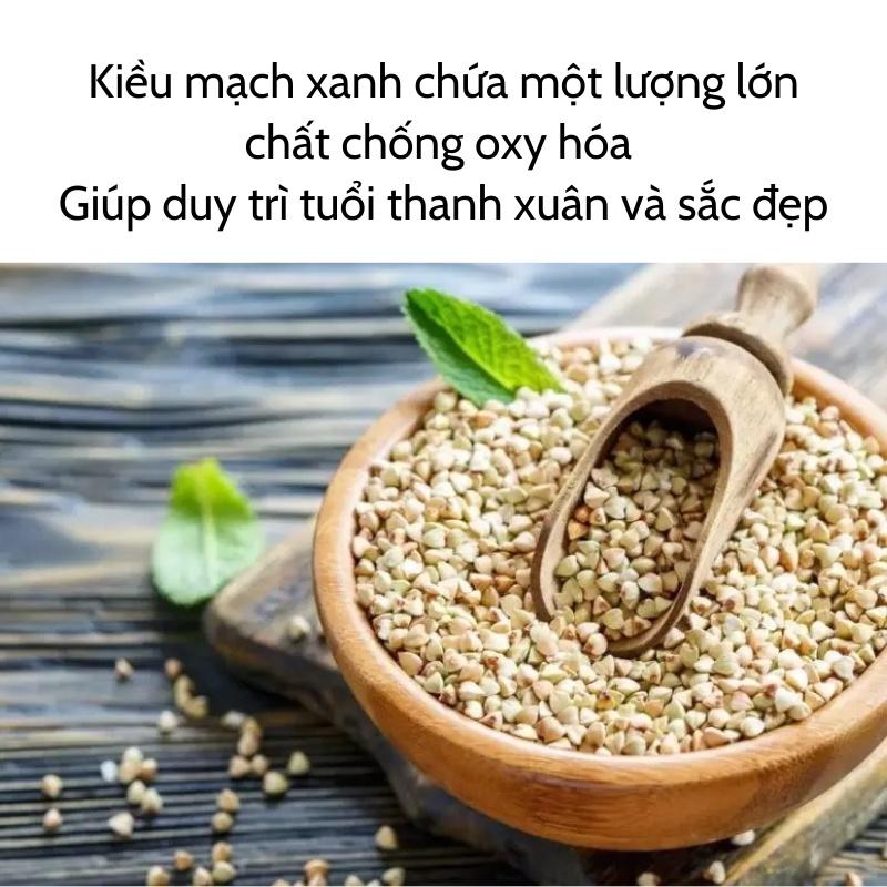 Sữa hạt kiều mạch xanh giàu dinh dưỡng, chống oxy hóa tốt cho sức khỏe nhập khẩu Nga hộp 1L