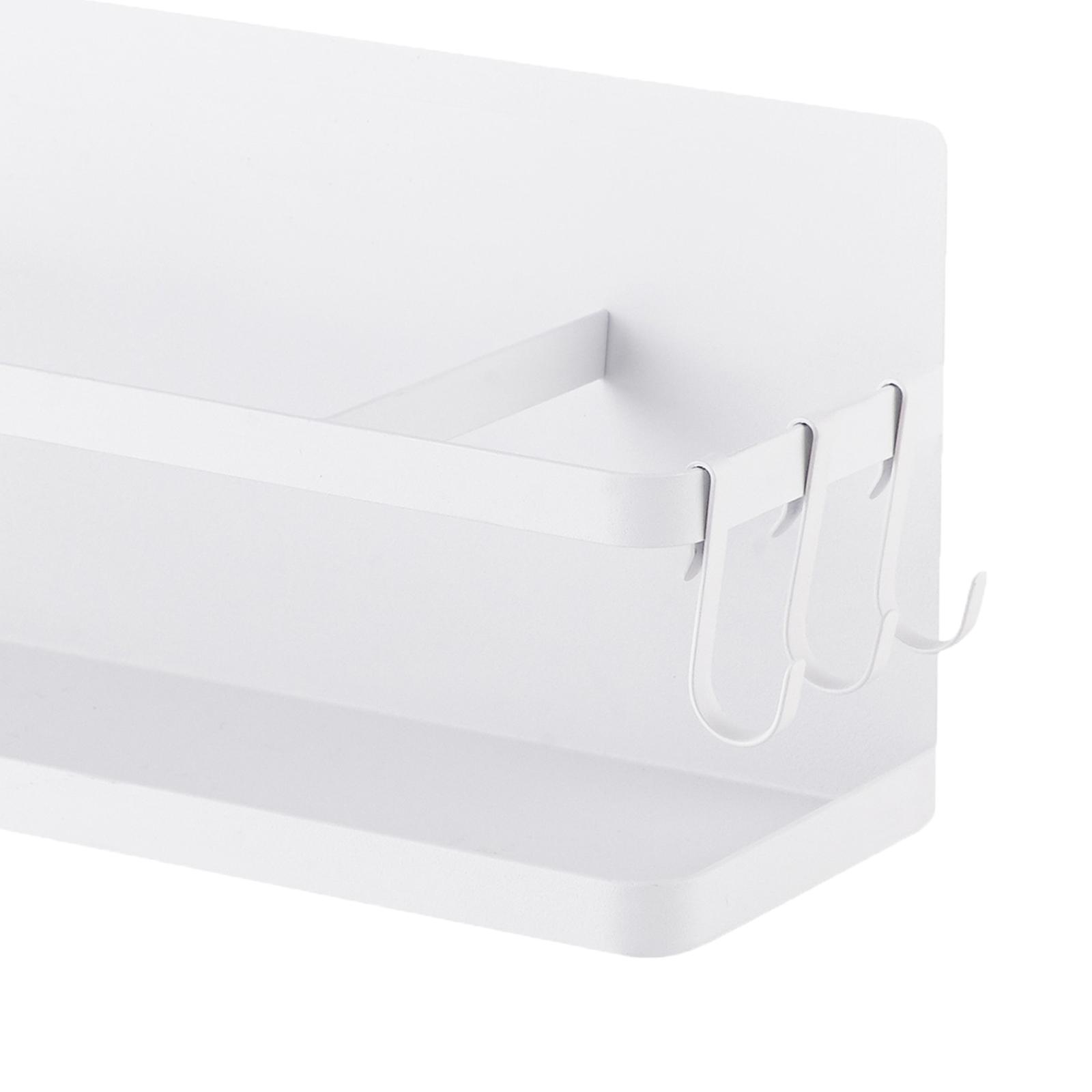 Magnetic Spice Rack Organizer Single Tier Kitchen Storage Space Saving