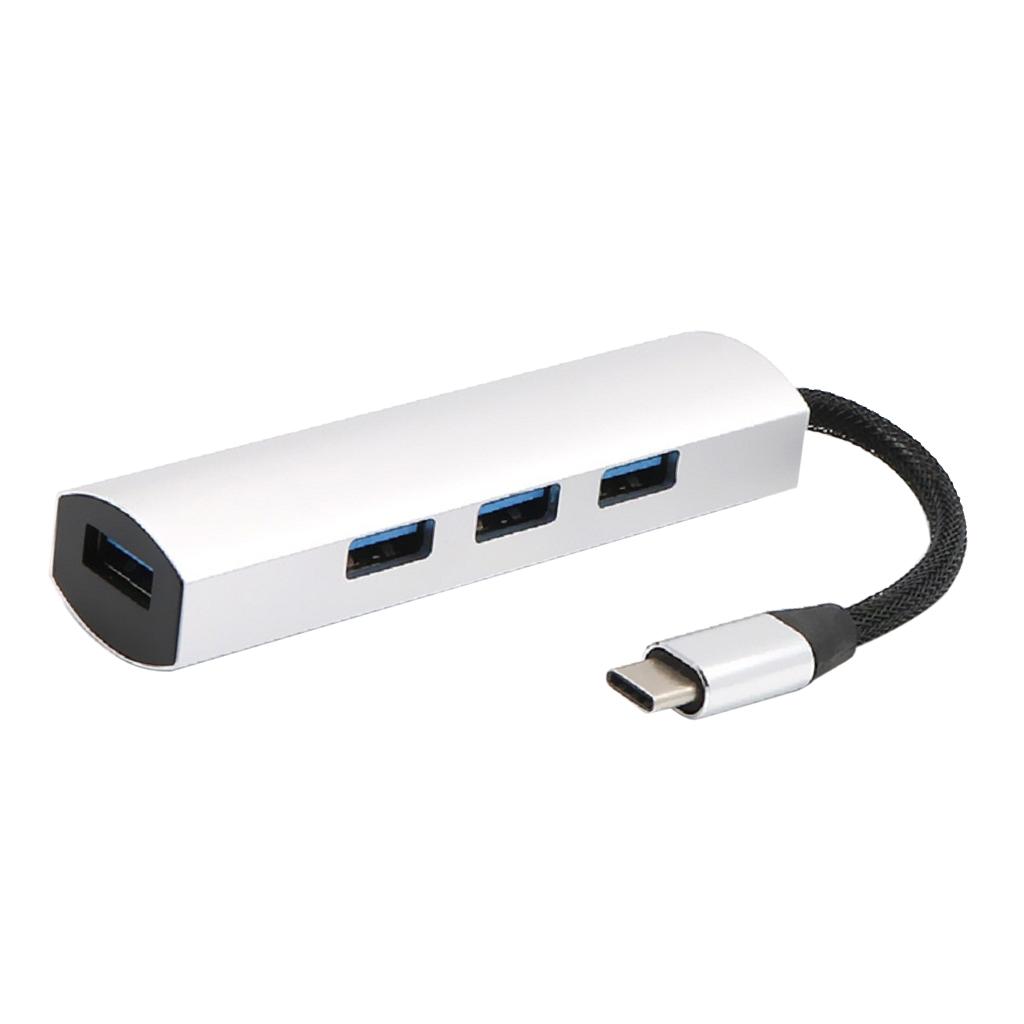 Portable USB Hub Adapter From Type C to 4 X USB 3.0 Port USB Multiport Converter Cable