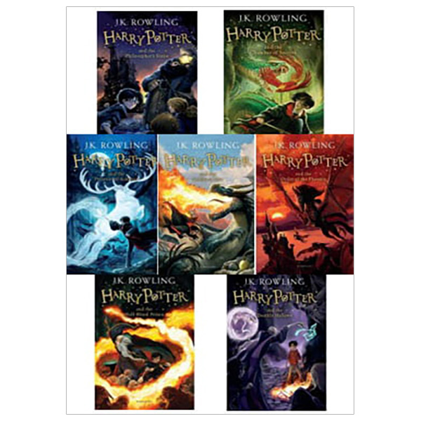 Combo Harry Potter - Complete Book Series (English Version)