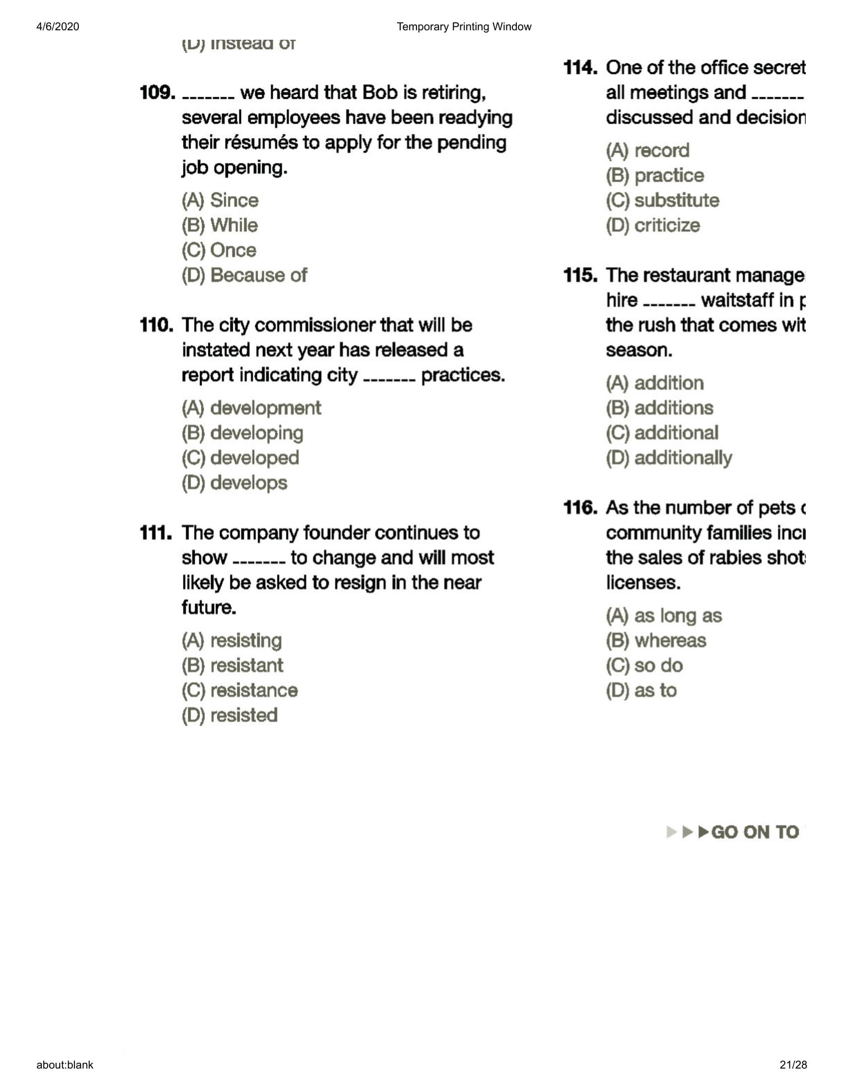 Comprehensive Toeic Training 1000 Practice Test Items (Vol 2) - Kèm CD