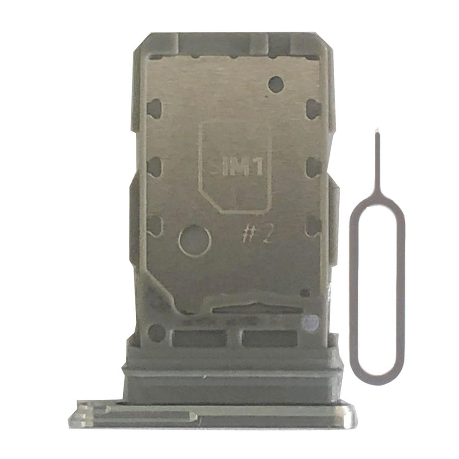 Dual Sim Card Tray Holder, Smartphone Card Slot for S21 5G G991B G991U Slot Socket