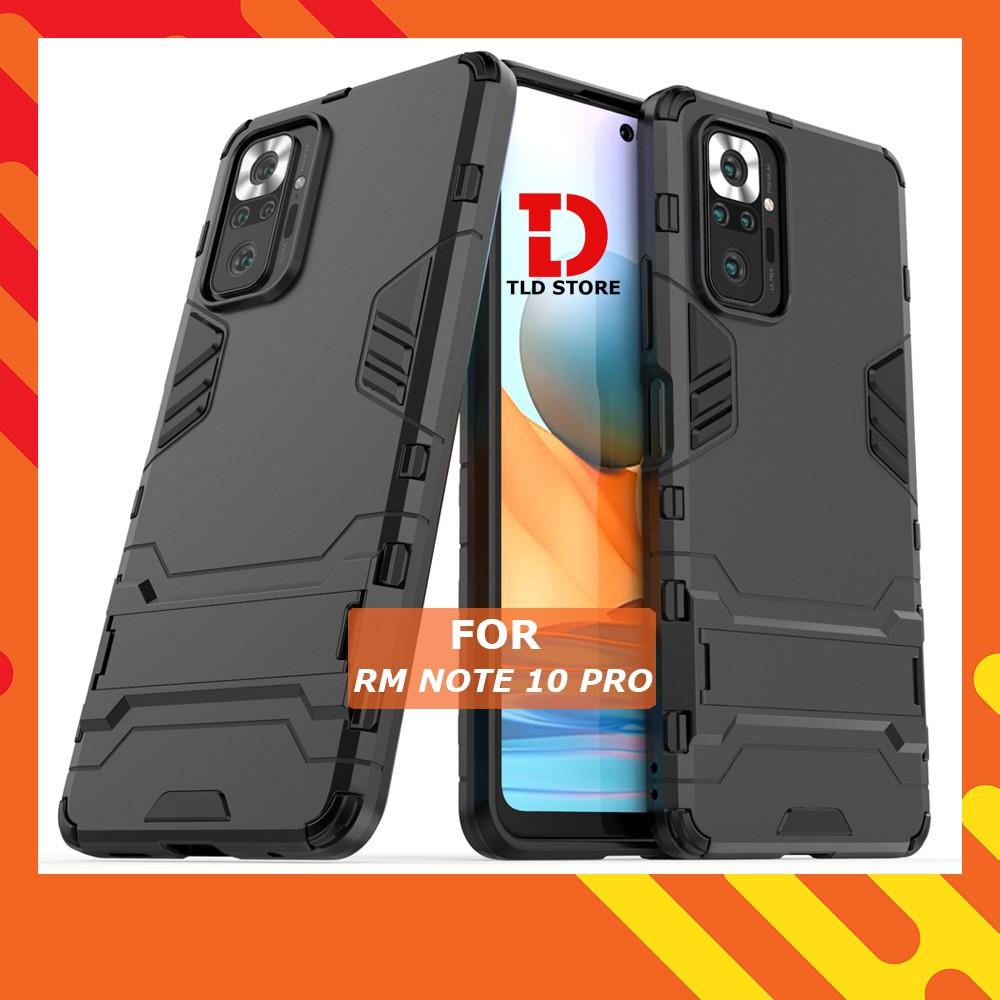 Ốp lưng cho Xiaomi Redmi Note 9s 10s 9 10 Pro Max IRON MAN chống sốc bảo vệ viền và camera kèm chống xem video tiện lợi