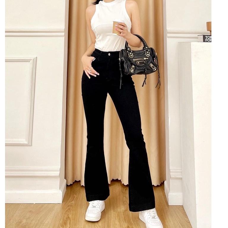 Quần Jean Ống Loe Aso Dài 95cm-98cm (LD03)