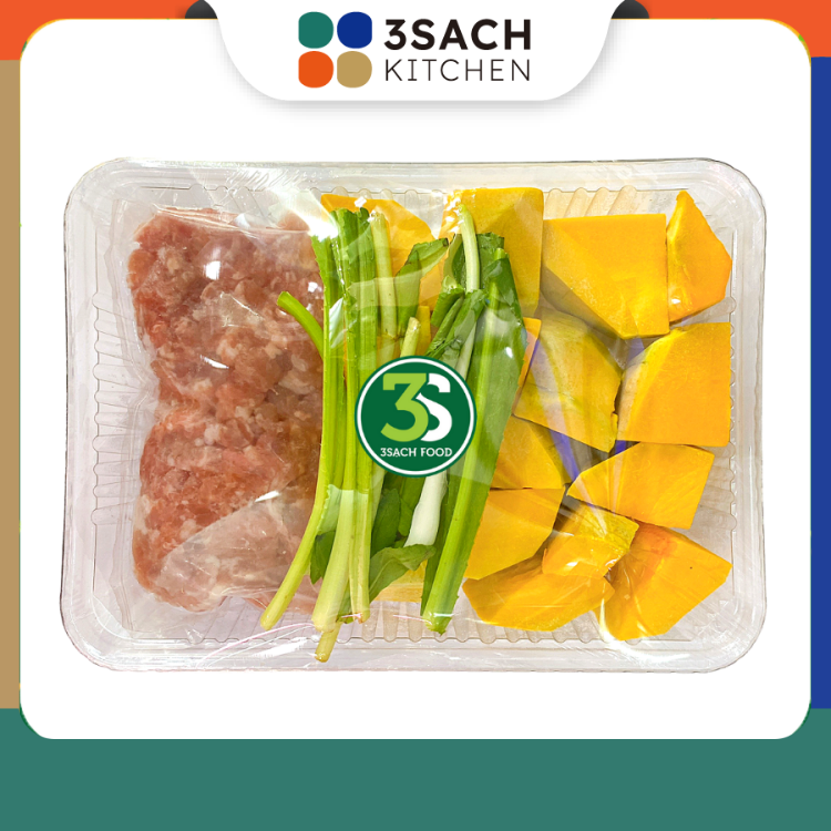 Canh Bí Đỏ Thịt Bằm 3S