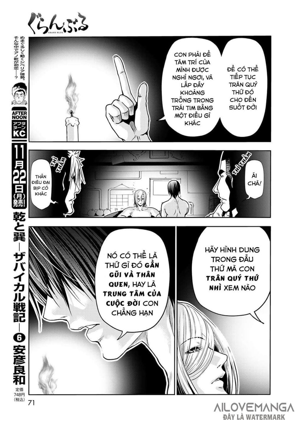 cô gái thích lặn - grand blue chapter 73.2 12