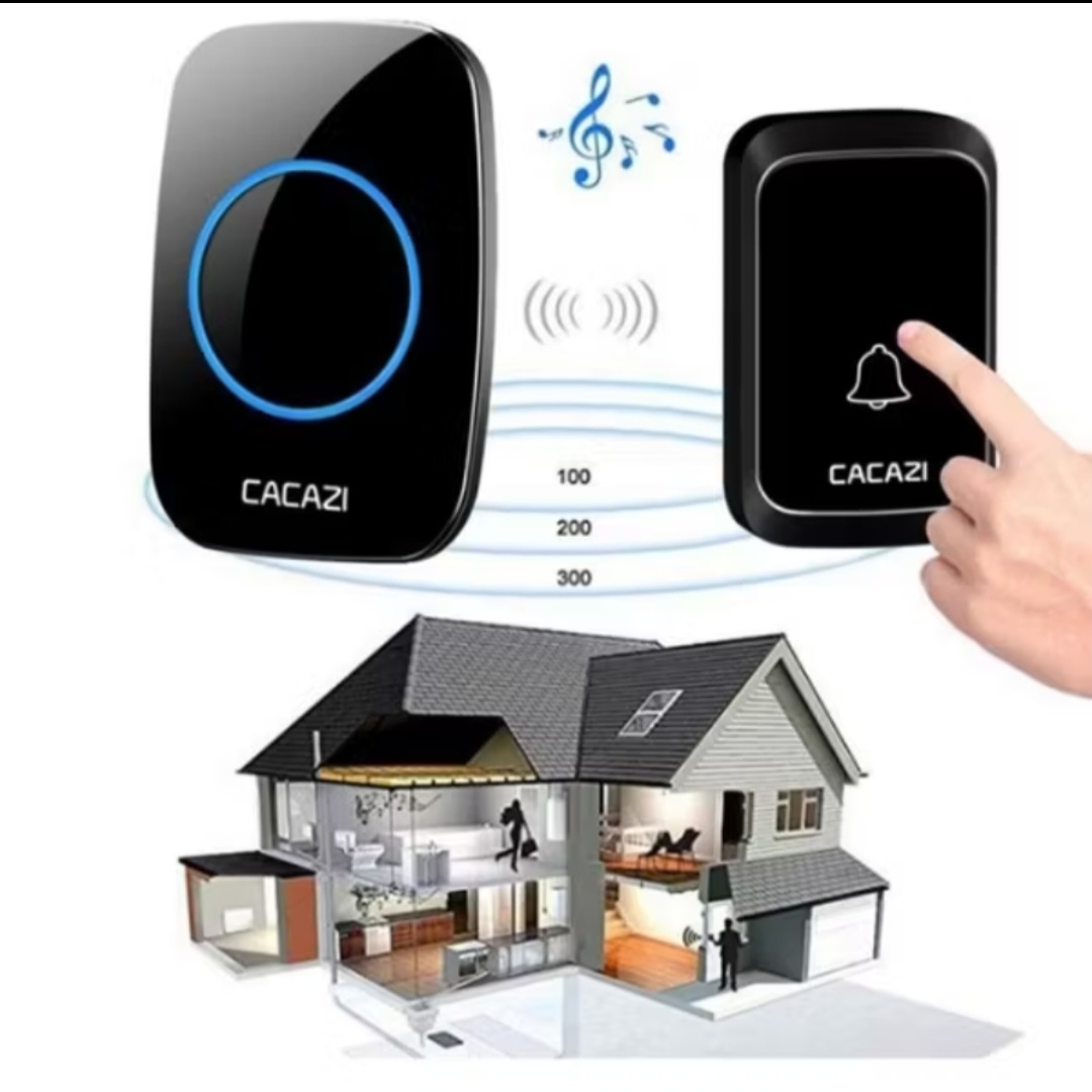 BỘ CHUÔNG CỬA BÁO KHÁCH KHÔNG DÂY XA 200M HÀNG CHUẨN CHẤT LƯỢNG CHO MỌI GIA ĐÌNH