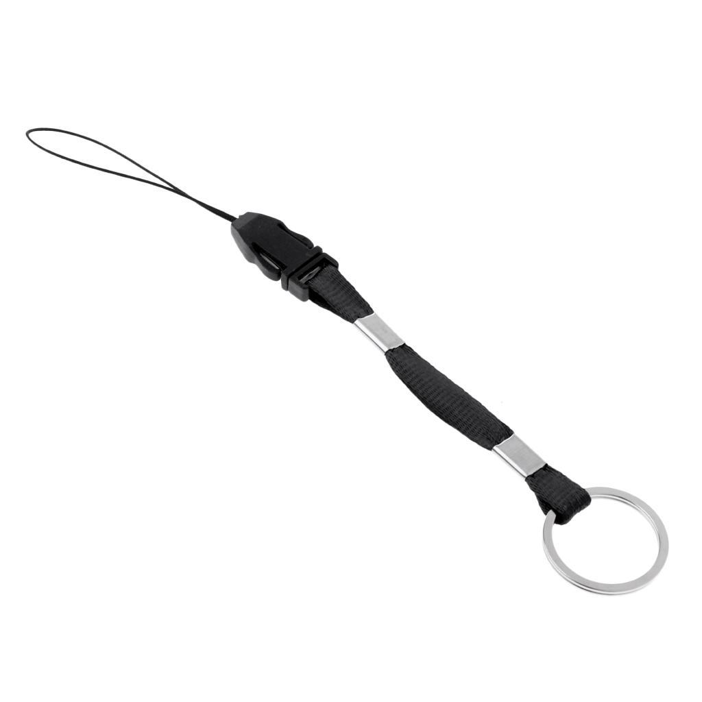 5pcs Hand Wrist Strap Cord Paracord Lanyard Flashlight Phone Key Ring
