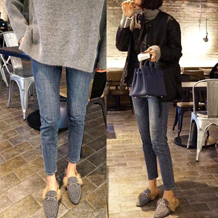 Quần Jeans Ôm Thời Trang