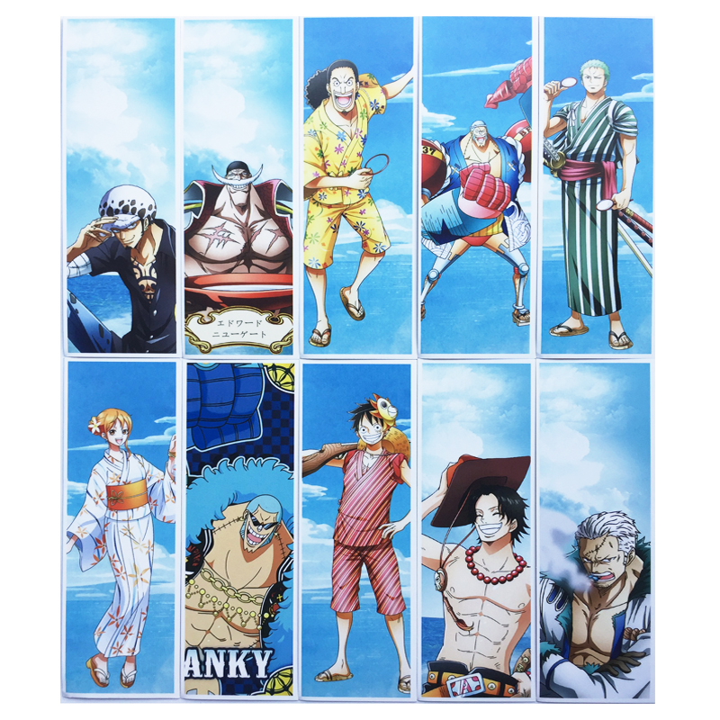 Hộp 36 Đánh Dấu Sách Bookmark Amine One Piece - Đảo Hải Tặc