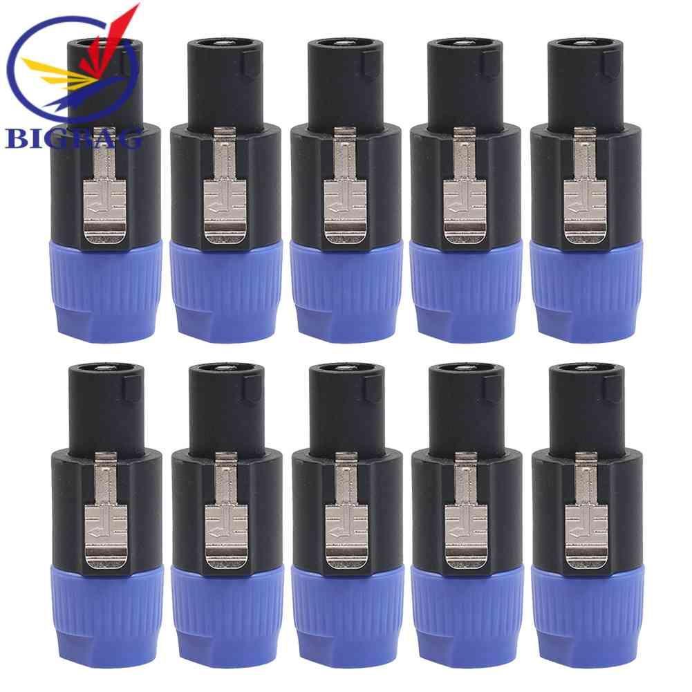 Set 10 Đầu Nối Dây Điện 4 Cực 4 Chấu NL4FC Chuyên Dụng