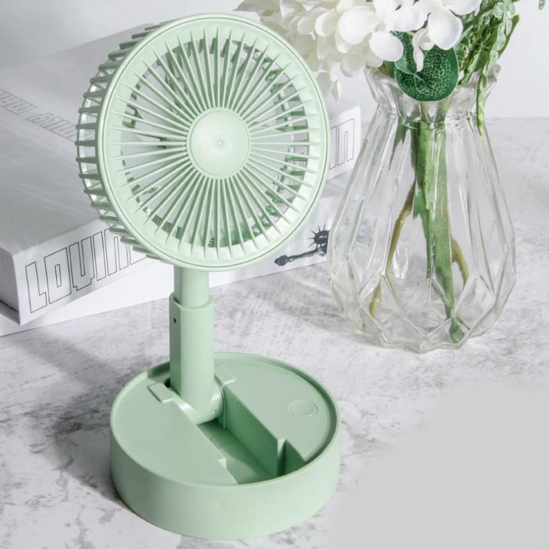 Quạt Mini Để Bàn Sạc Tích Điện Gấp Gọn USB Fan A9