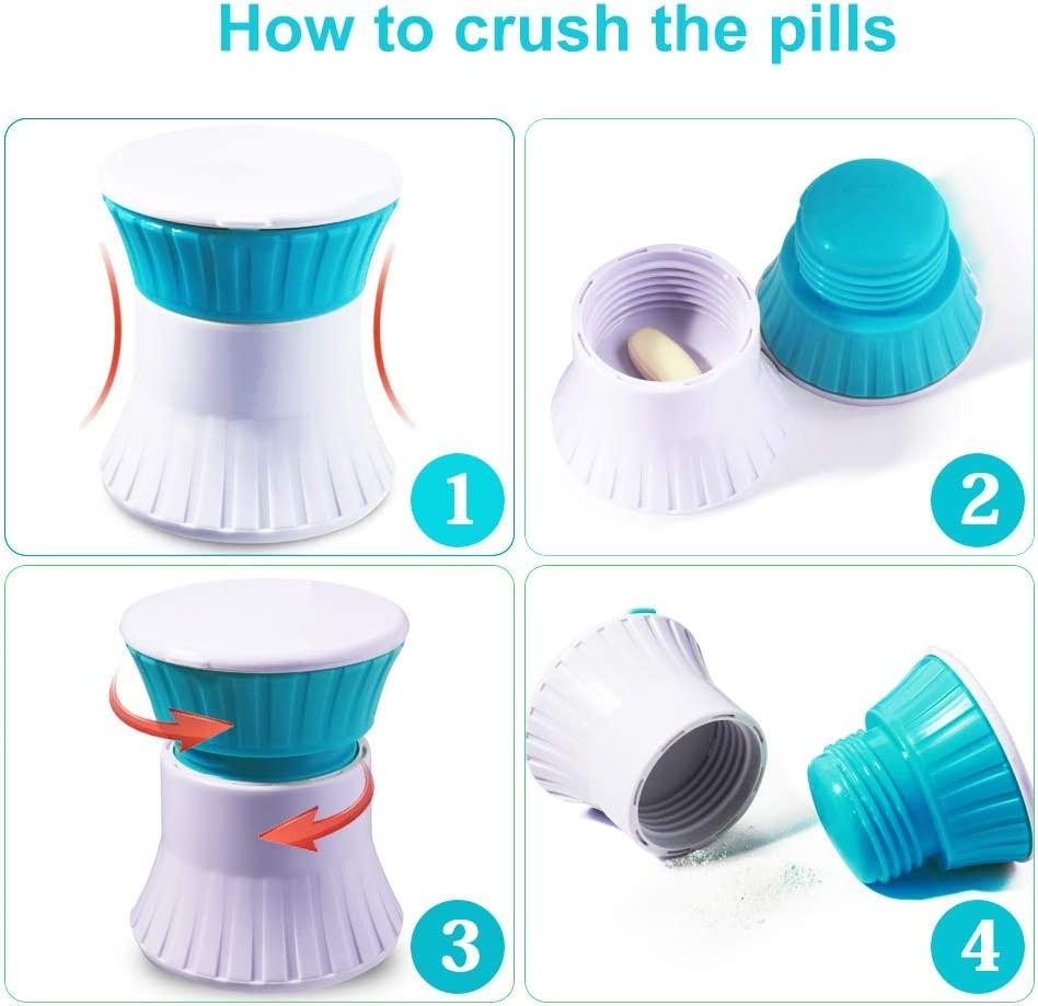Máy cắt thuốc và máy nghiền thuốc 3in1, Máy cắt một nửa thuốc, Máy nghiền thuốc, Máy nghiền nhỏ thuốc, Máy tách thuốc, Máy nghiền thuốc bằng tay