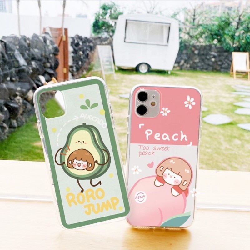 Ốp Lưng iPhone Viền Trong Bơ Đào Dành Cho iPhone 6 / 6 Plus / 7 / 7 Plus / 8 / 8 Plus / X / Xs / Xs Max / 11 / 11 Pro / 11 Pro Max / 12 / 12 Pro / 12 Pro Max
