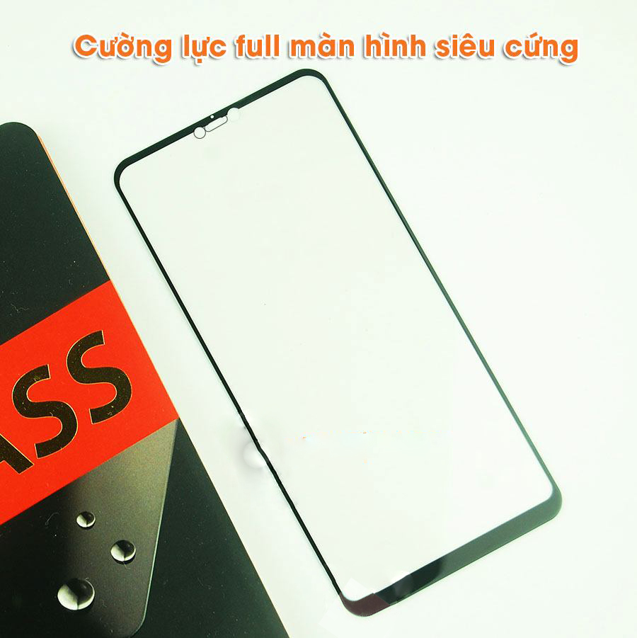 Kính Cường Lực 9D Tràn Màn Hình Viền Đen Cho Dòng Điện Thoại XIAOMI 8 LITE (VERSION YOUTH)