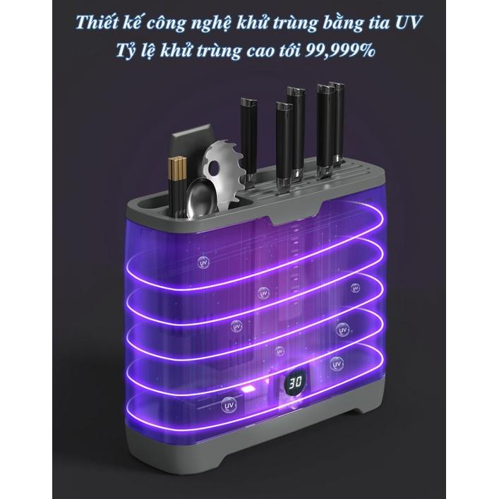 Bộ Khử Trùng Dao Thớt GermanTech UV Thế Hệ Mới, Có Làm Khô - Home and Garden