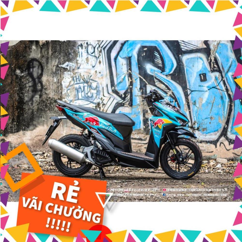 Tem Rời Vario 150 Mẫu Red Bull Xanh Đen Đỏ