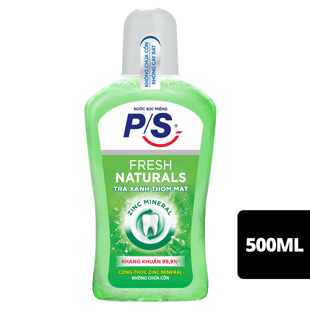 Nước Súc Miệng P/S Expert Protection Fresh Naturals 500Ml