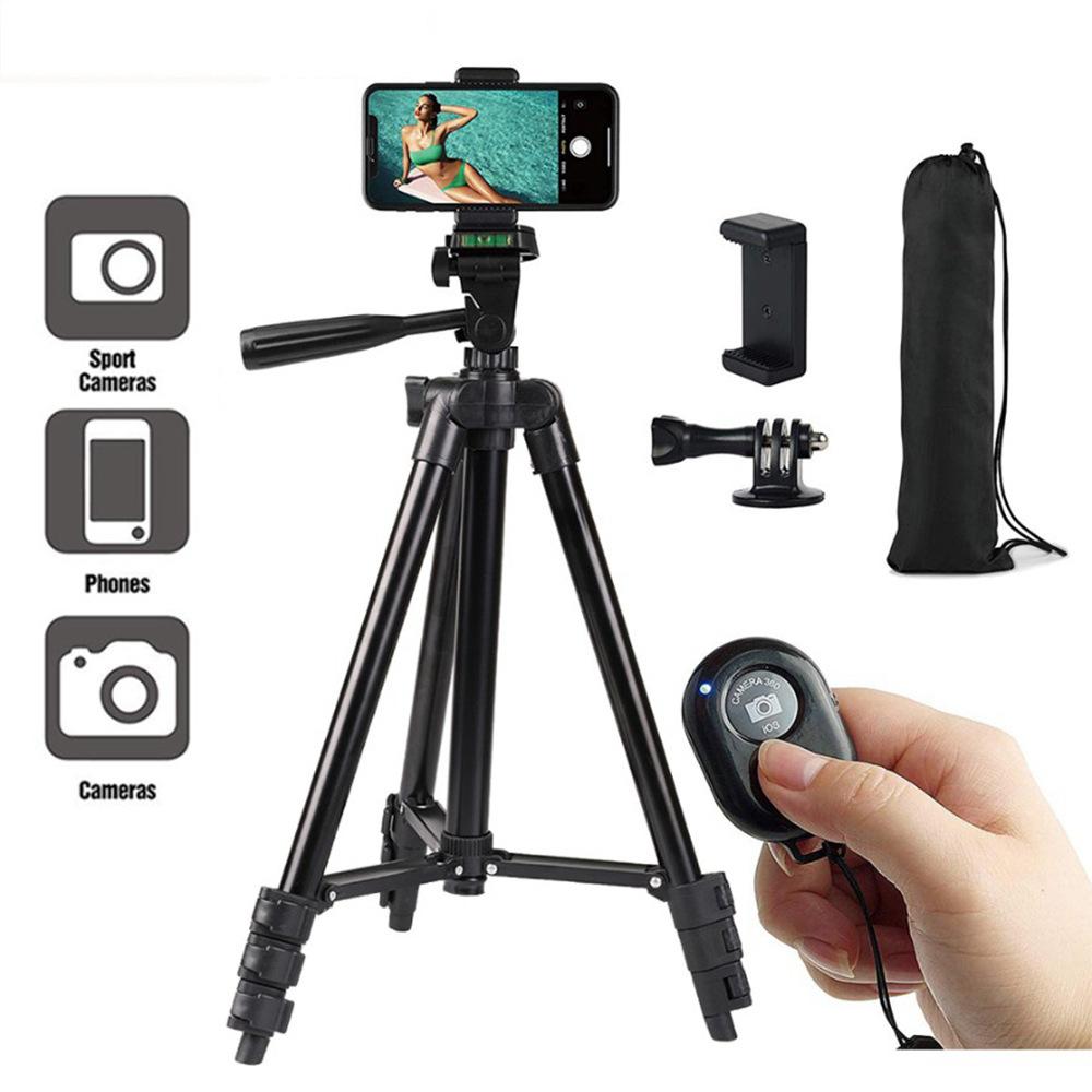 Điện thoại thông minh Trose, nhôm nhẹ 35-100cm, camera được xử lý cho điện thoại thông minh/máy ảnh với điều khiển từ xa Bluetooth, chủ sở hữu bộ phận
