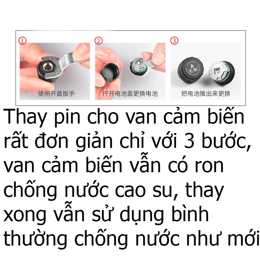 Bộ cảm biến áp suất lốp xe máy Sothing TPMS sạc nam châm- hàng chính hãng