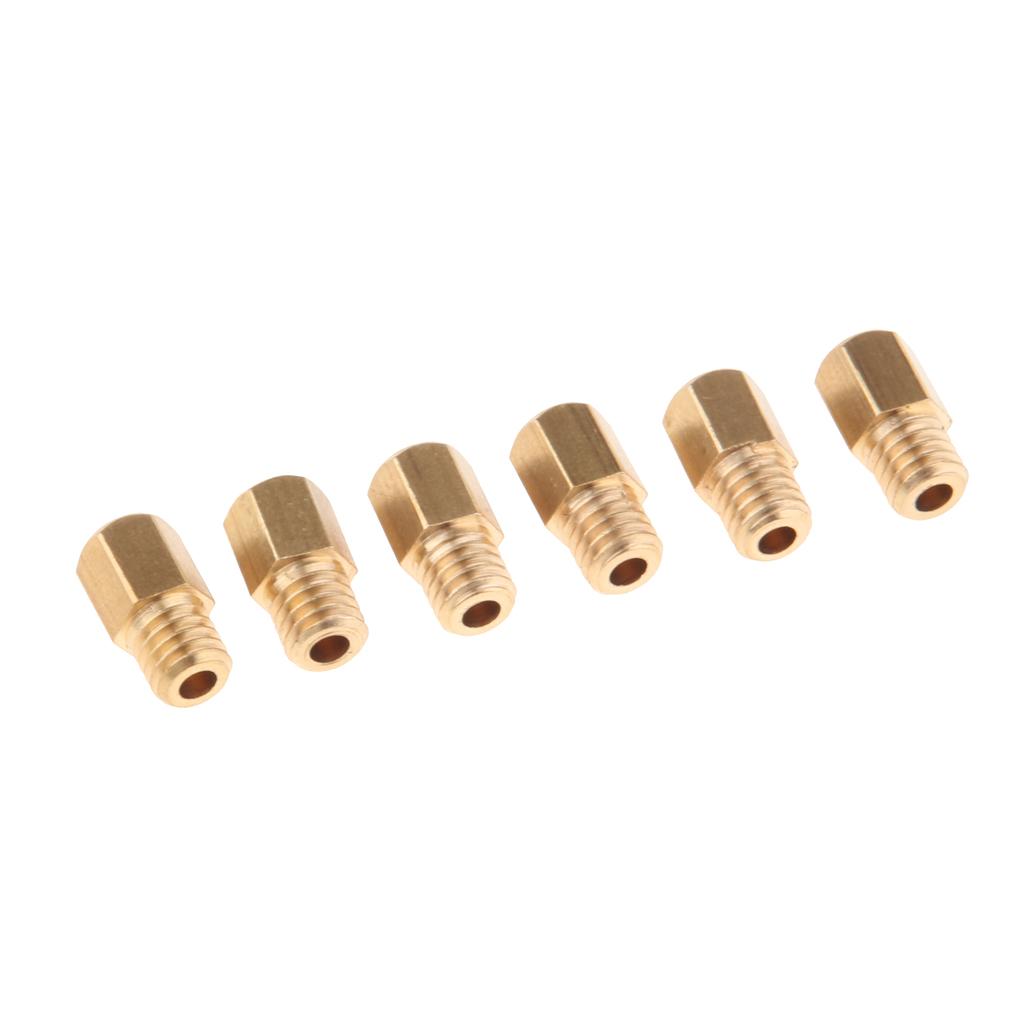 6X M5 Carburetor Jet Set Main Jet 100 110 120 130 140 150 for Motorcycle Carb