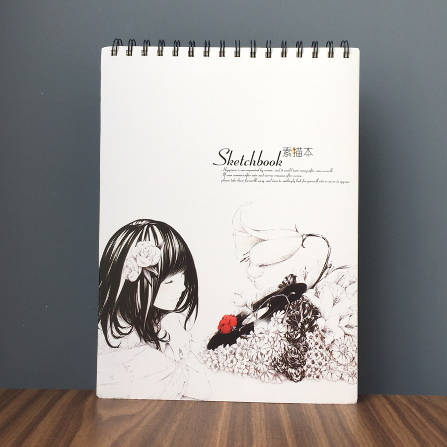 Sổ Ký Hoạ Gáy Lò Xo Cao Cấp A4 Sketchbook ( Sổ Vẽ)