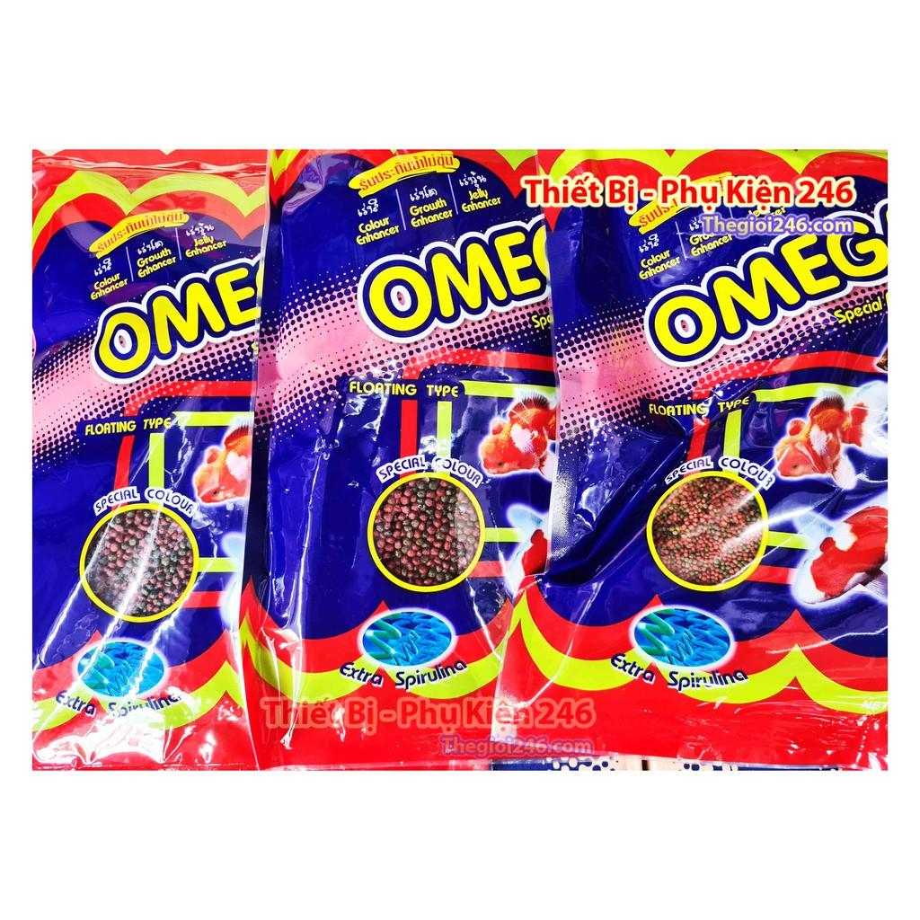Thức ăn Omega cho cá cảnh Viên Trung 500g