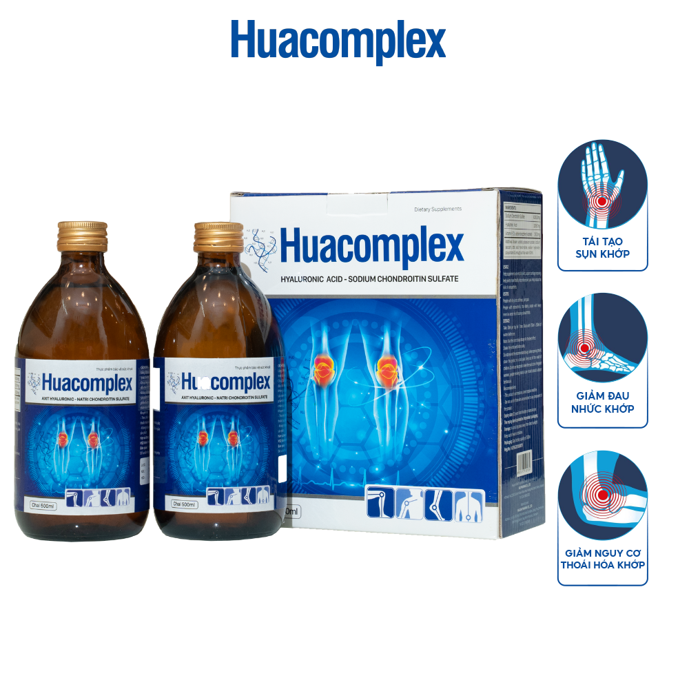Thực phẩm chức năng Huacomplex phòng ngừa và hỗ trợ điều trị thoá hoá khớp