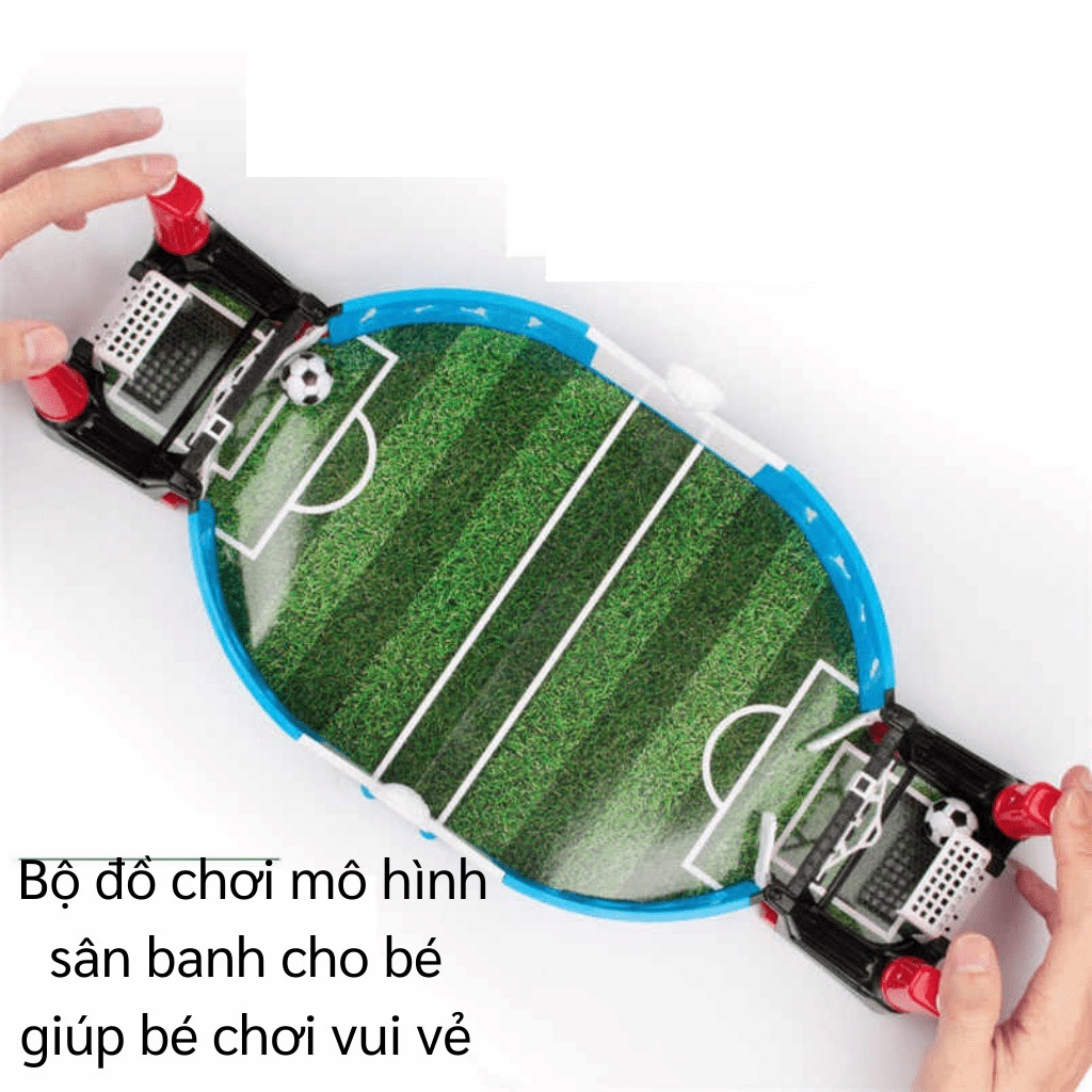 Đồ chơi sân bóng đá cầm tay đối kháng kèm 2 bóng cho bé