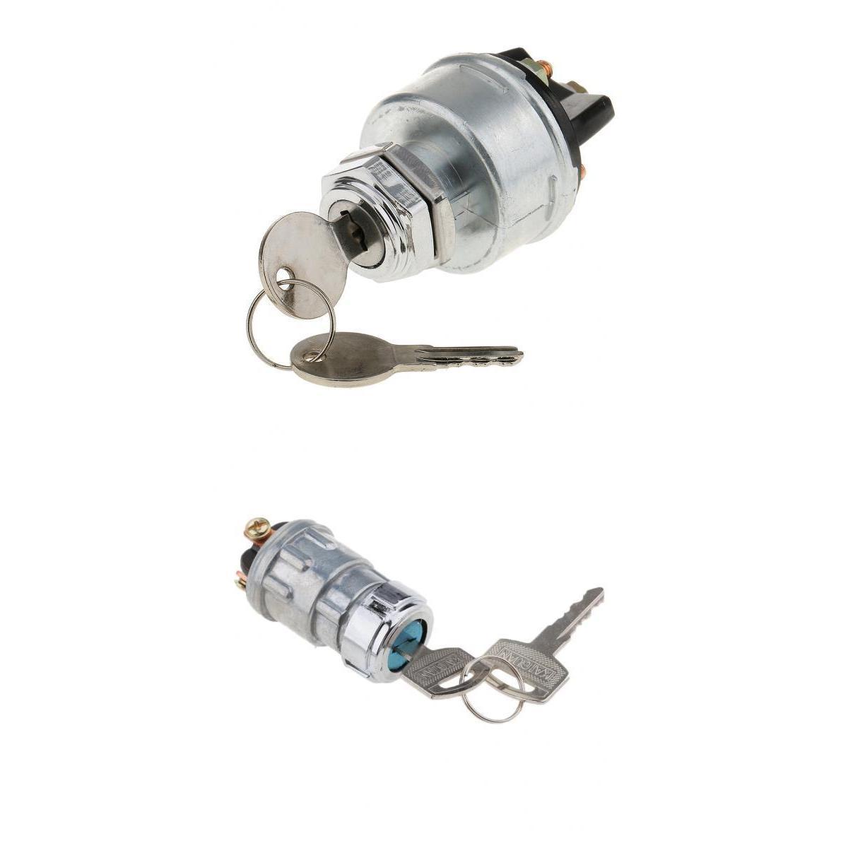 2x New Universal   Ignition Starter Key Switch with Momentary Start
