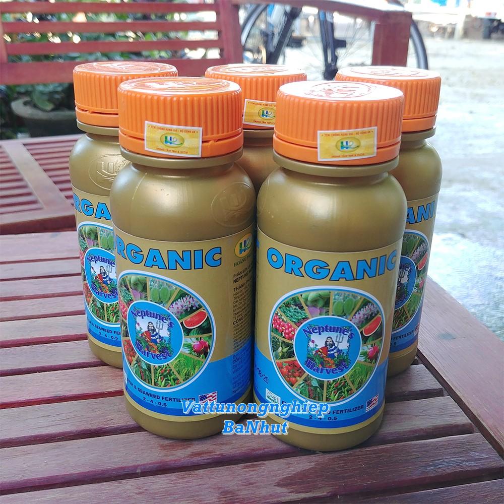 Phân Bón Lá Hữu Cơ NEPTUNE'S HARVEST FISH & SEAWEED FERTILIZER Chiết Xuất Từ Đạm Cá và Tảo Biển Chai 200ml