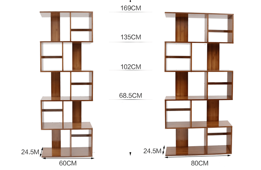 Giá sách nhỏ gọn bằng gỗ