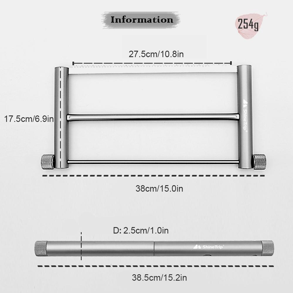 Cưa cầm tay mini làm vườn để cưa gỗ bằng hợp kim nhôm có thể gấp gọn