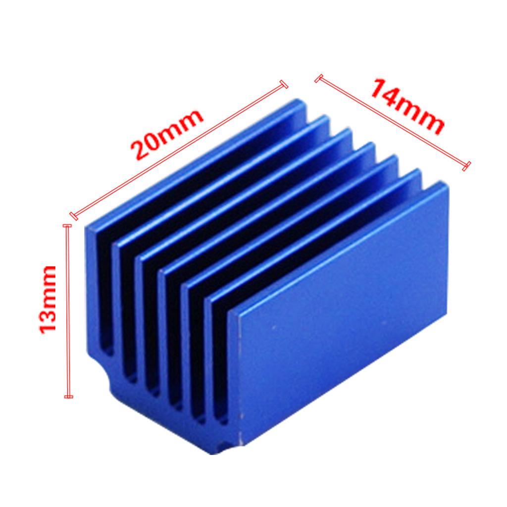 4Pcs 3D Printer Parts TMC2100 Stepper Motor Driver Heat Sinks Cooling Block