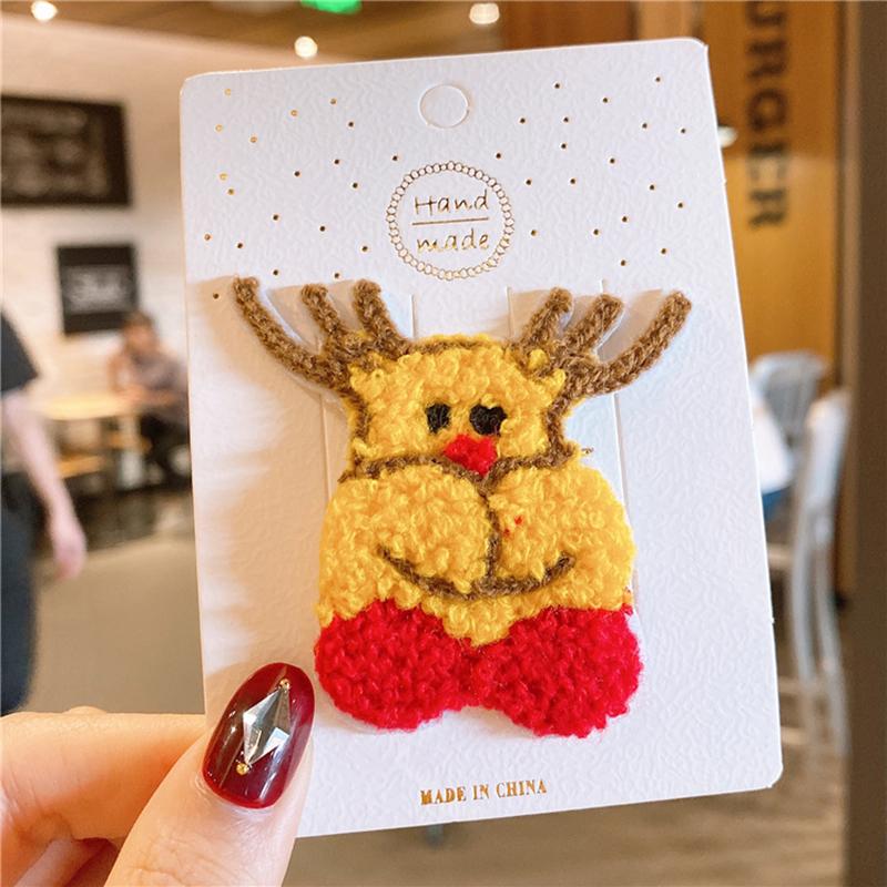 Kẹp Tóc Phong Cách Giáng Sinh Cho Bé Gái