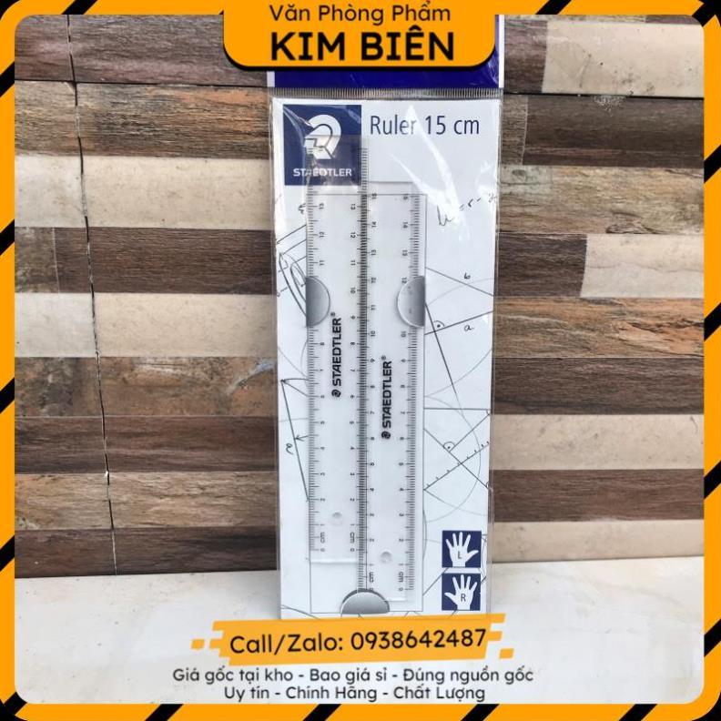 ️sỉ vpp,sẵn hàng️ Thước kẻ màu trong suốt làm bằng nhựa 15cm bộ 2 cây  thương hiệu starler - VPP Kim Biên